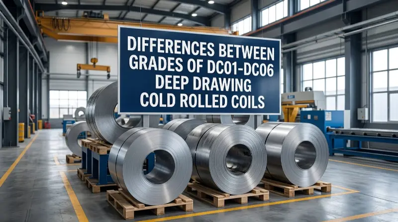 Perbedaan Antara Nilai DC01-DC06 Deep Drawing Cold Rolled Coils