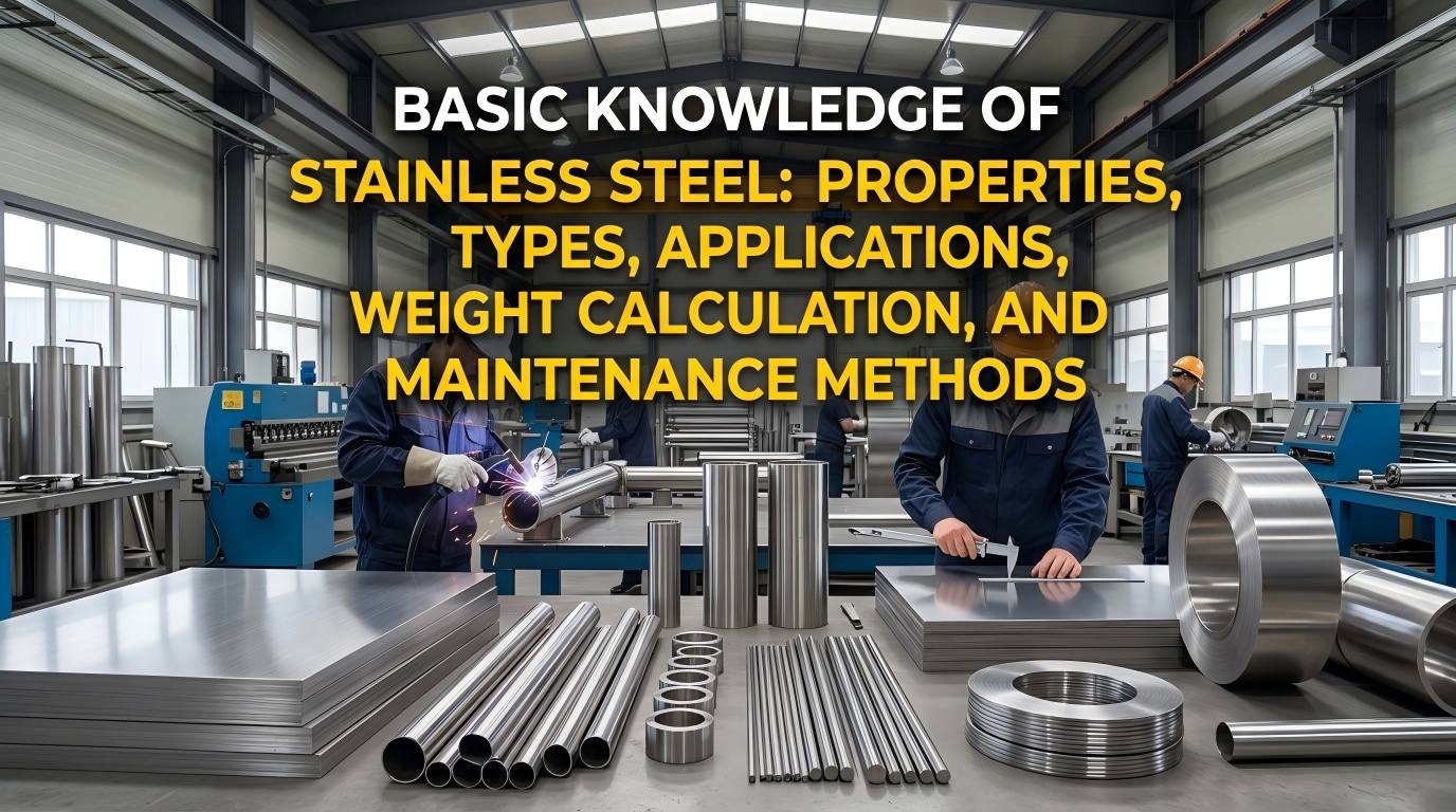 Pengetahuan Dasar Stainless Steel: Sifat, Jenis, Aplikasi, Perhitungan Berat dan Cara Perawatan